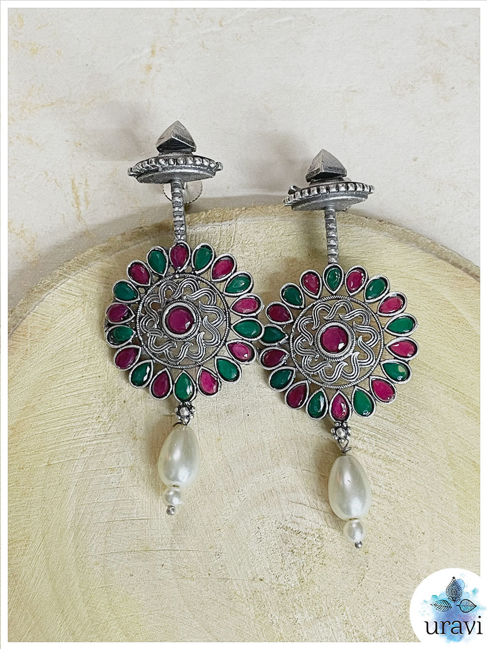 Anushka - Silver Look-Alike Dangler