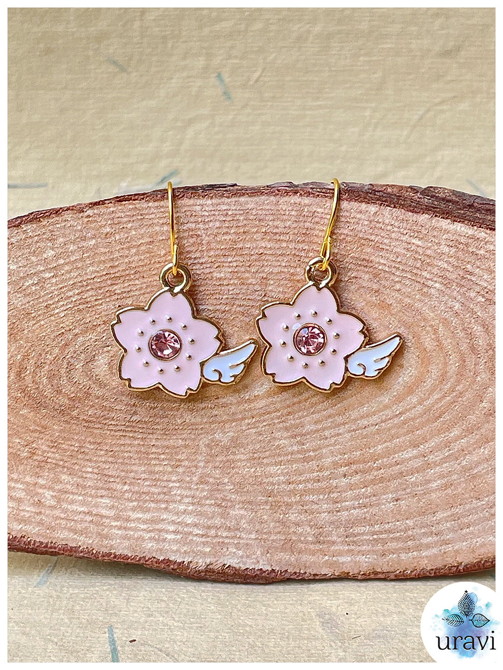 Petal Bliss - Floral Small Dangler Earrings
