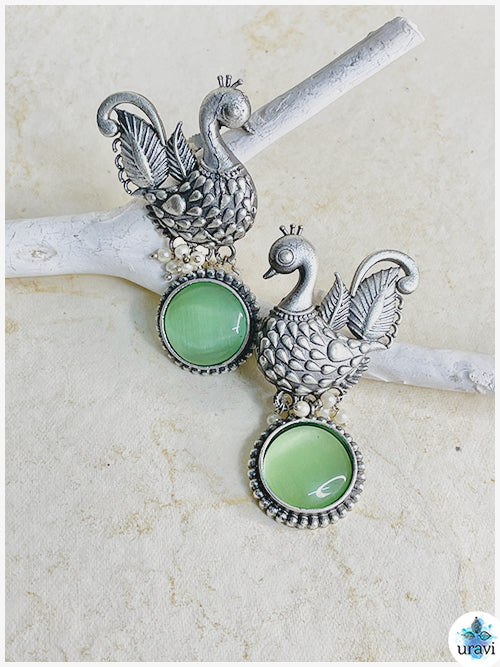 Pushpak - Silver Look Alike Stud Earring