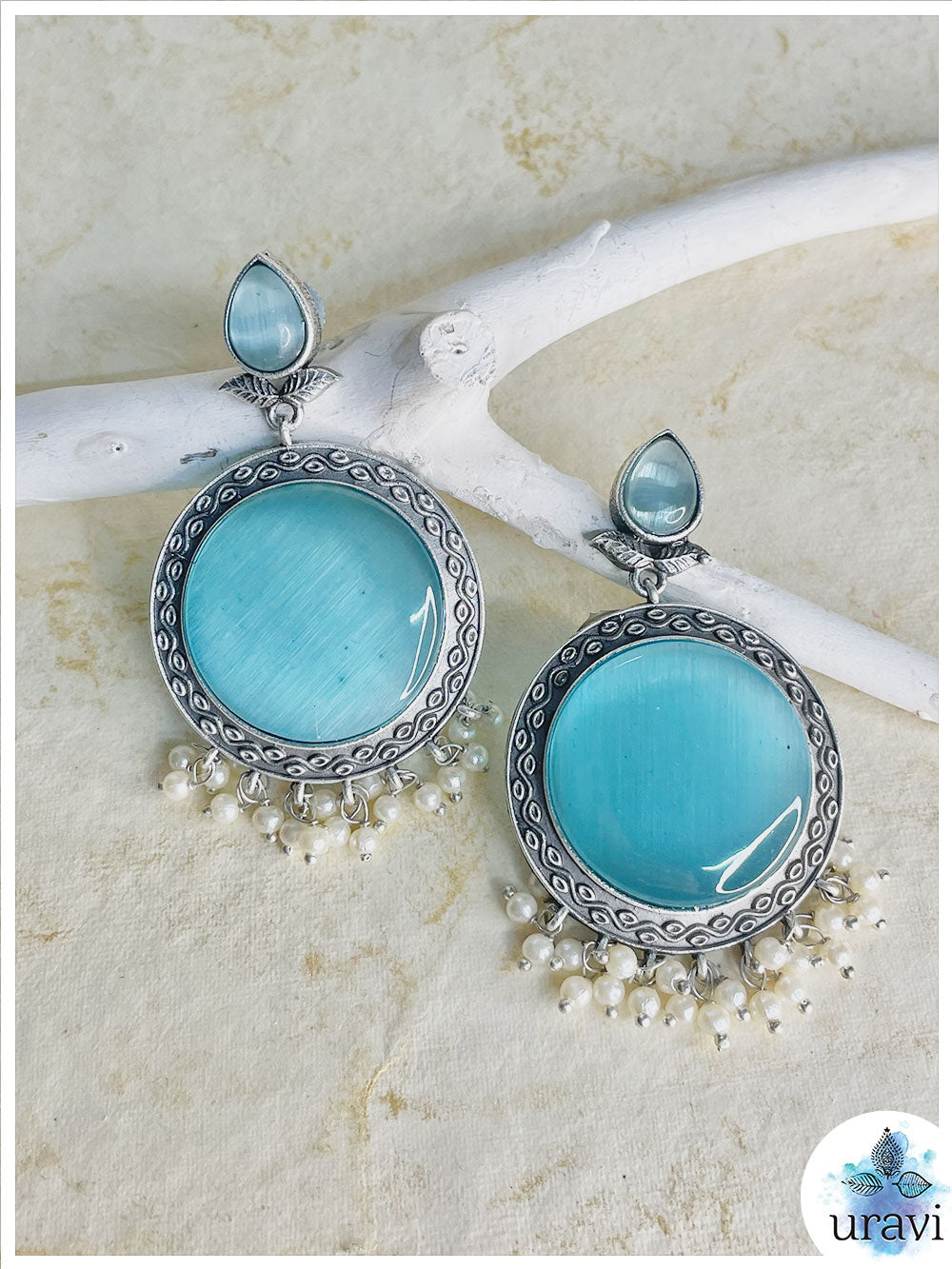 Olivia- Sliver Look Alike Dangler Earring