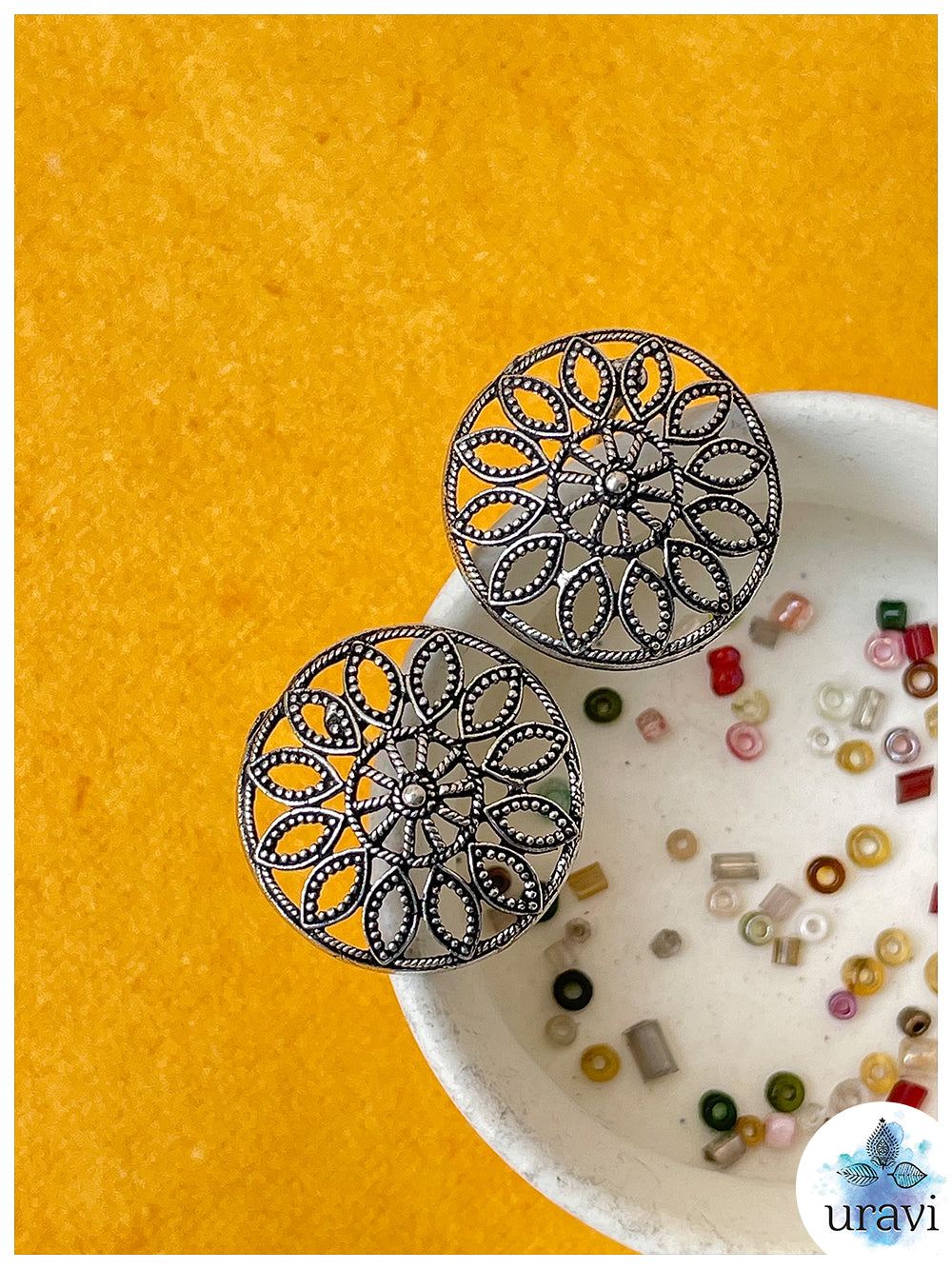 Ziggy - Silver Replica Stud Earrings