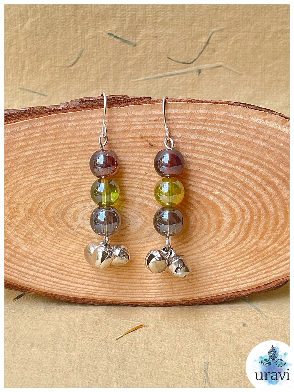 GlamGlimmer - Handcrafted Glass Beaded Earrings