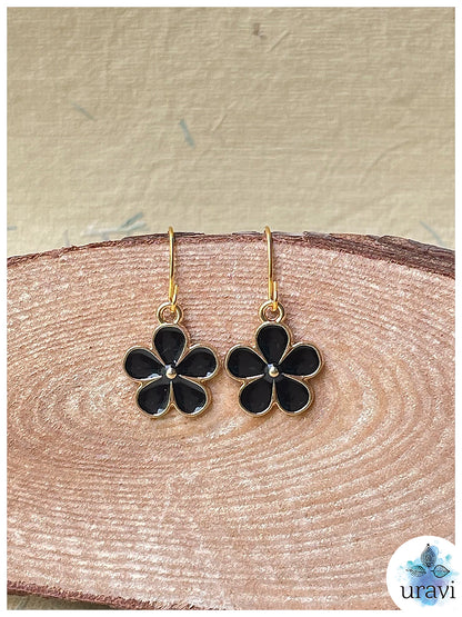 Petal Delight - Floral Small Dangler Earrings