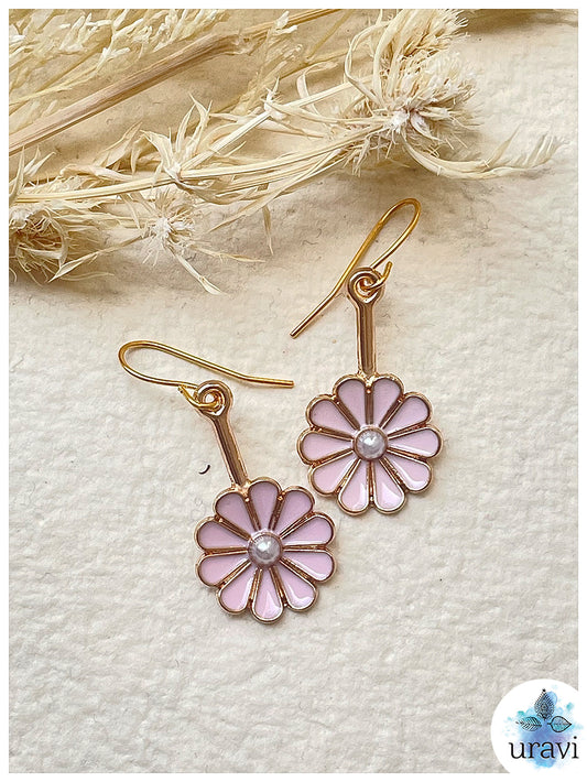 Petal Bliss Floral Small Dangler Earrings