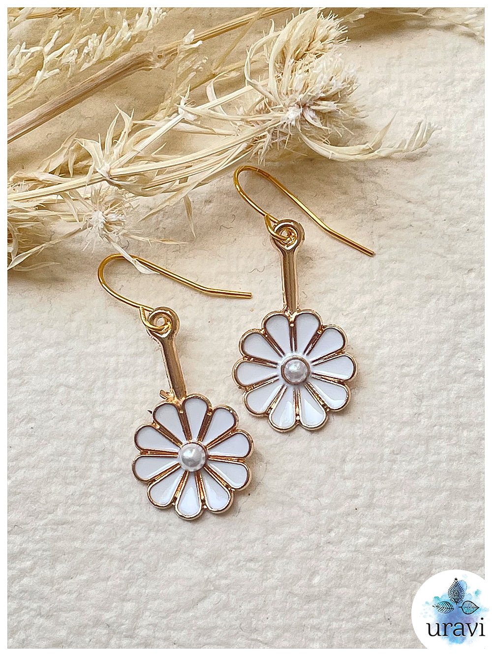 Petal Bliss Floral Small Dangler Earrings