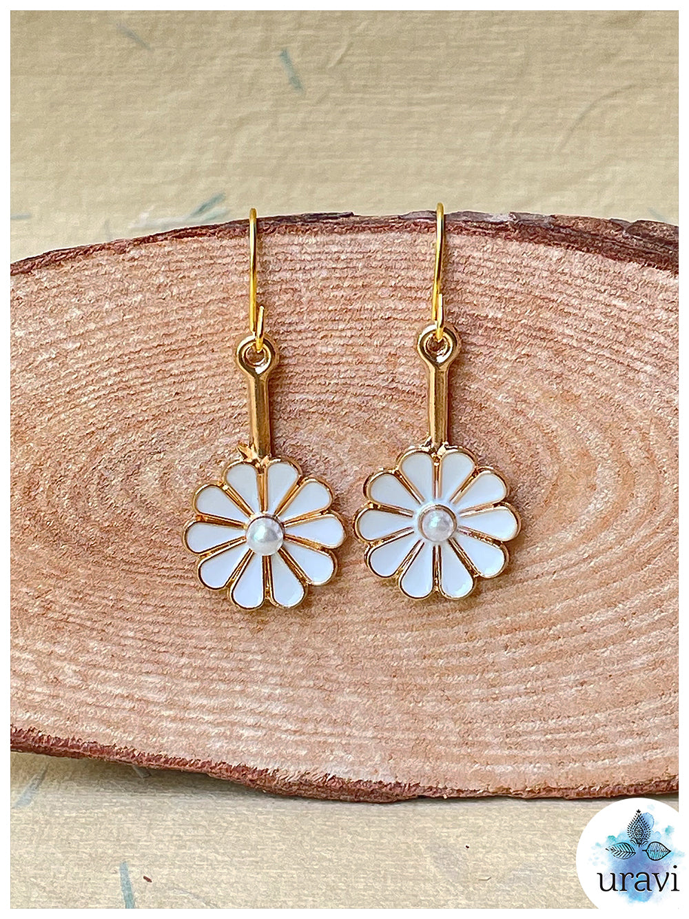 Petal Bliss Floral Small Dangler Earrings