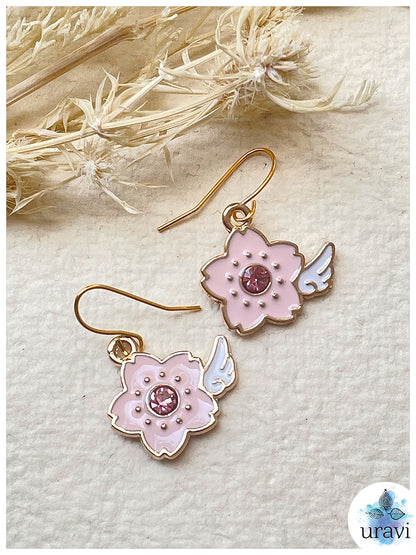 Petal Bliss - Floral Small Dangler Earrings