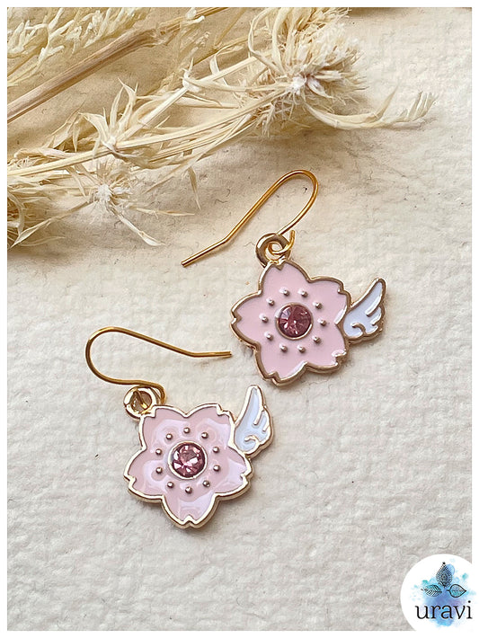 Petal Bliss - Floral Small Dangler Earrings