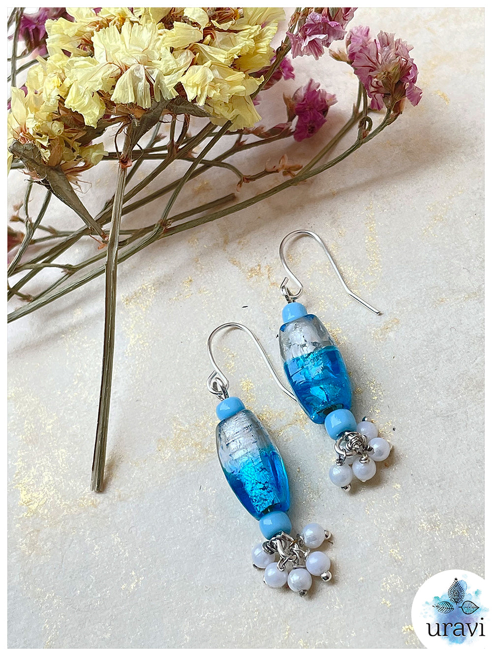 SassySpark - Handcrafted Glass Beaded Earrings