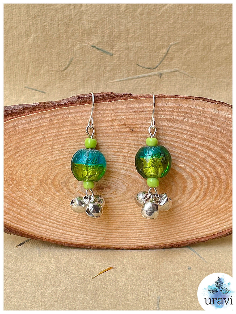 BubbleGlam - Glass Beaded  Handcrafted Earrings