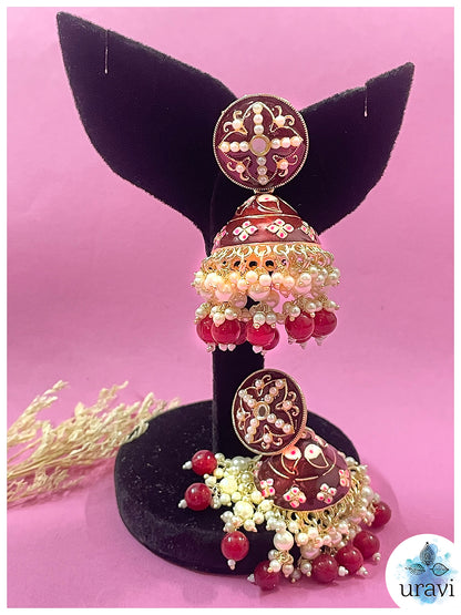 Nargis - Bollywood Style Jhumka Earrings