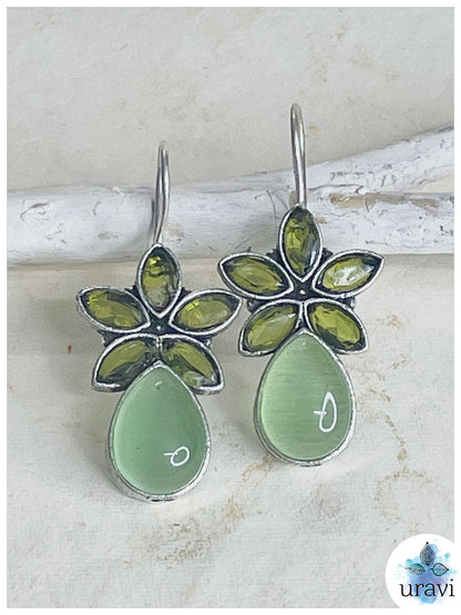 Boond - Silver Look-Alike Dangler Earrings