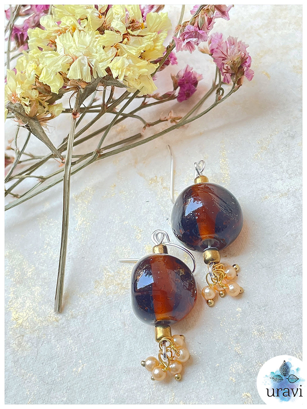 AngelAura  - Handcrafted Glass Beaded Earrings