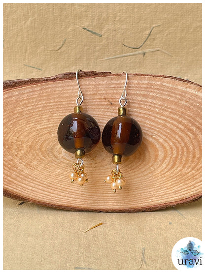 AngelAura  - Handcrafted Glass Beaded Earrings