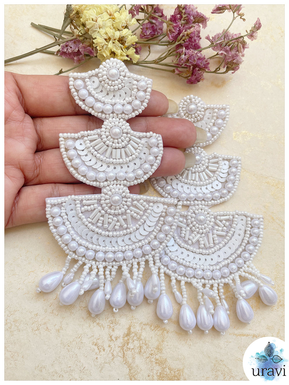 Jhoomer Beaded Handmade  Earrings