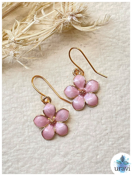 Charm Petals - Floral Small Dangler Earrings