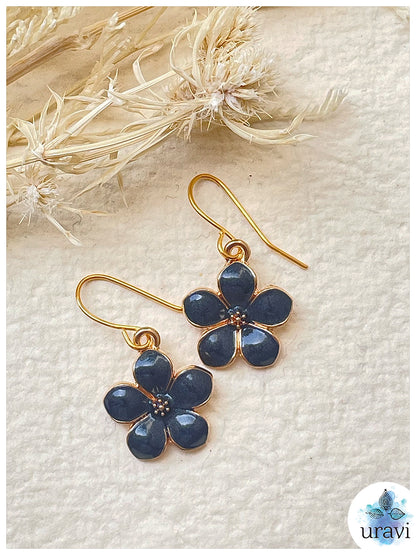 Charm Petals - Floral Small Dangler Earrings