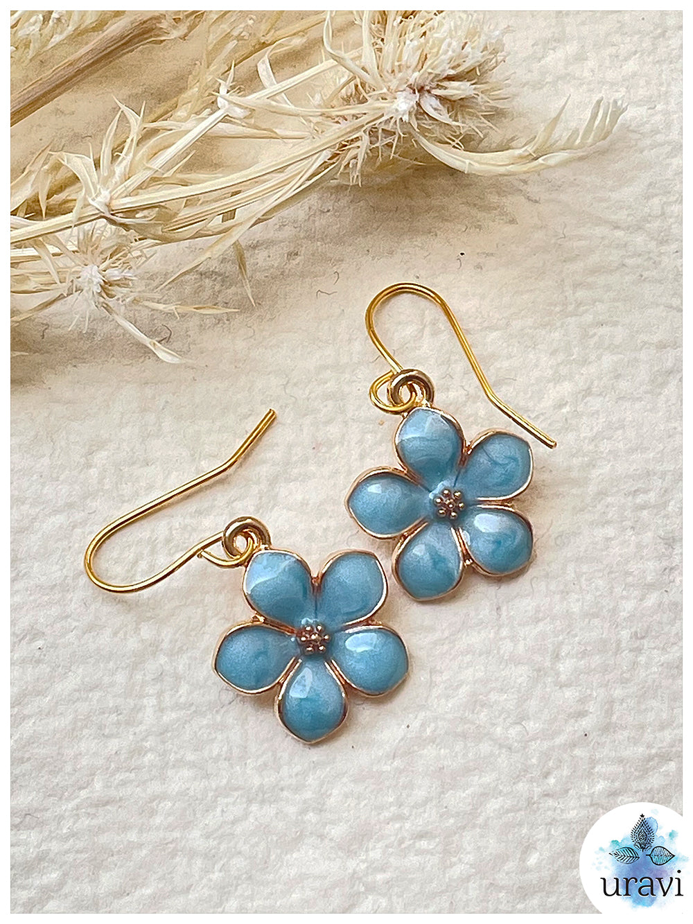 Charm Petals - Floral Small Dangler Earrings