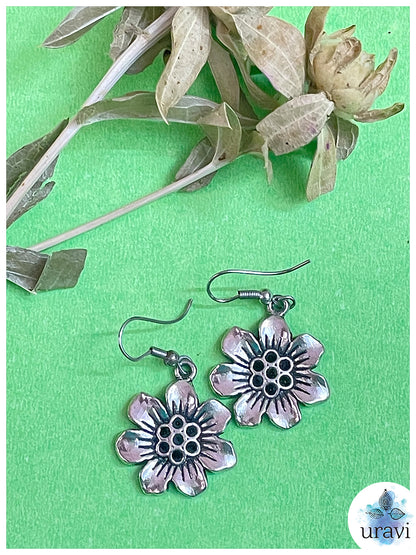 Floral Charm - Floral Small Dangler Earrings