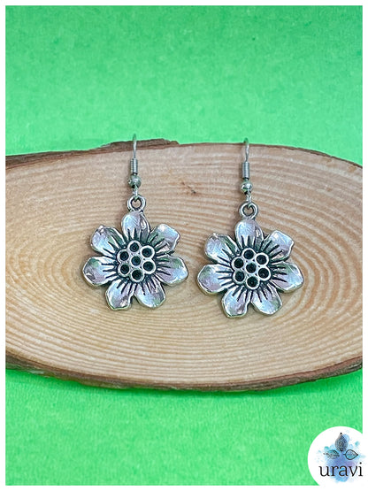 Floral Charm - Floral Small Dangler Earrings