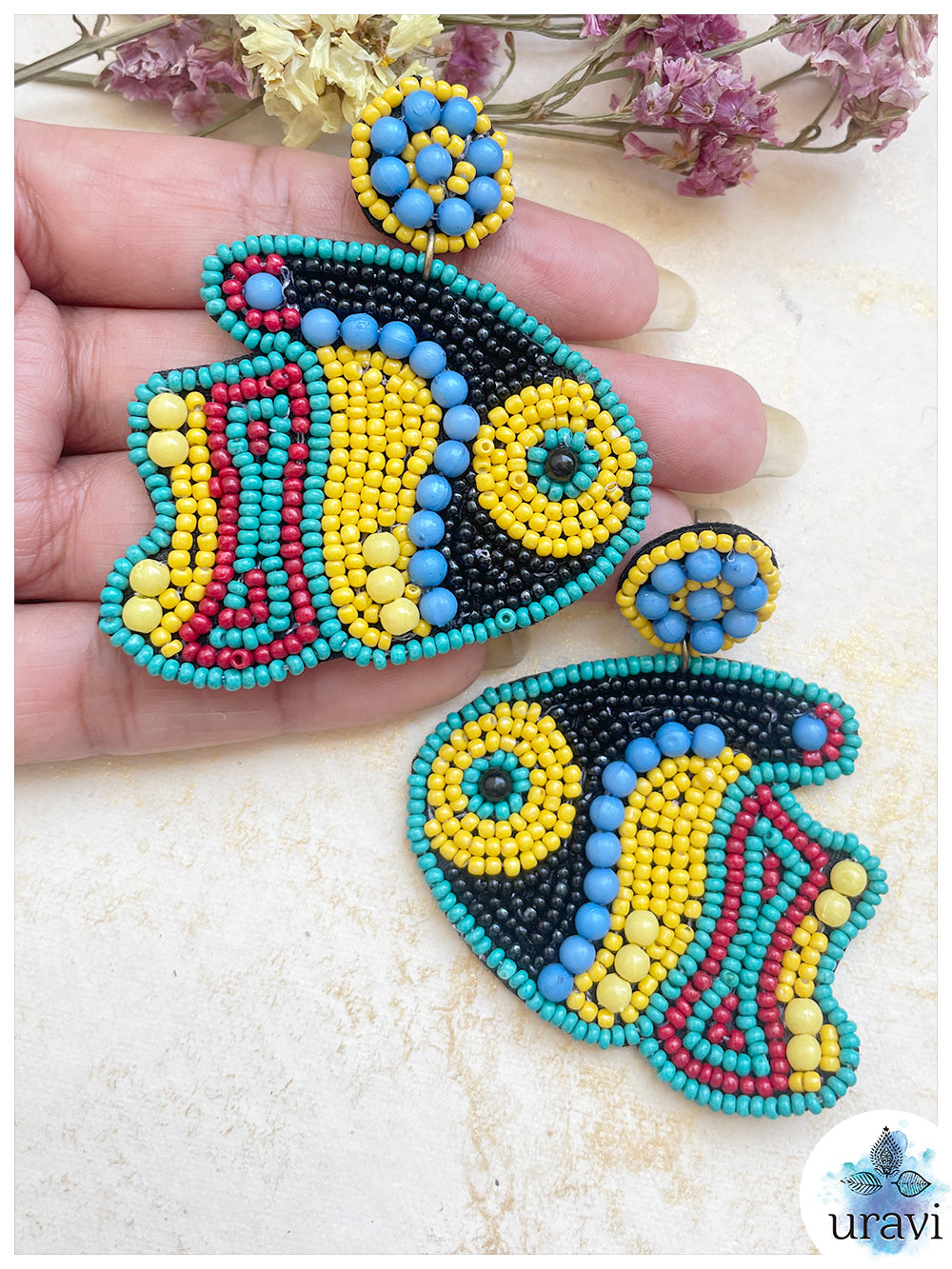 Machli Beaded Handmade Earrings