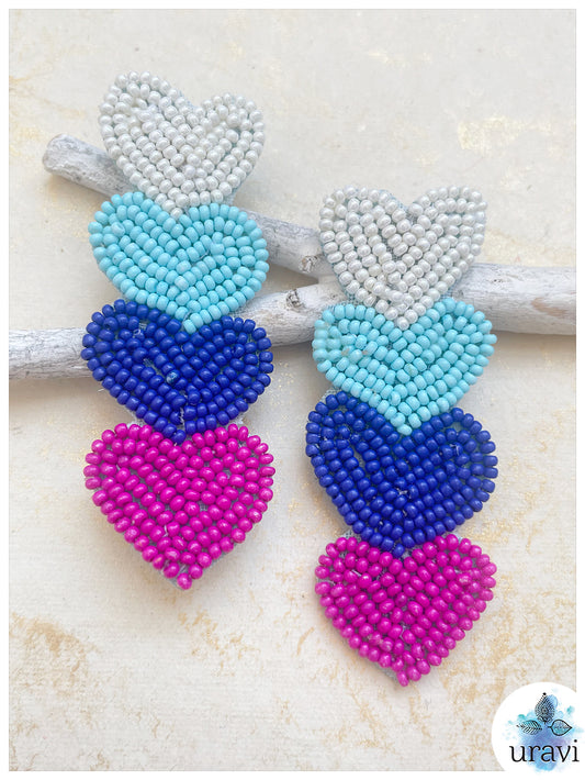 "Dil-e-Bahaar" Beaded Handmade Earrings