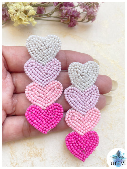 "Dil-e-Bahaar" Beaded Handmade Earrings