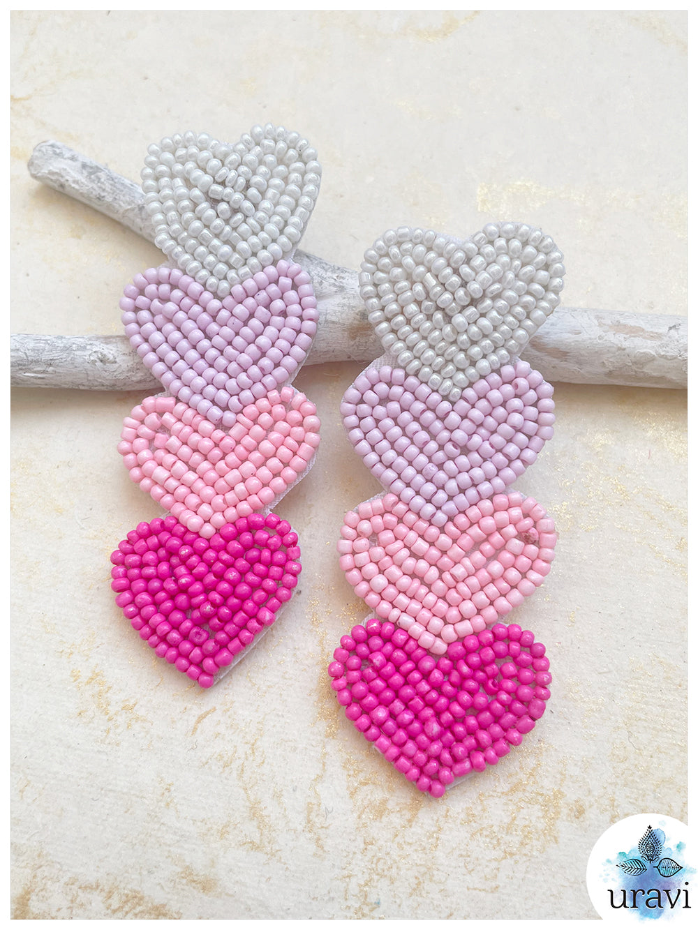 "Dil-e-Bahaar" Beaded Handmade Earrings