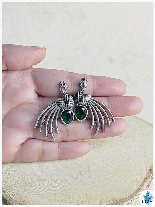 MorDhun - Sliver Look Alike Dangler Earring