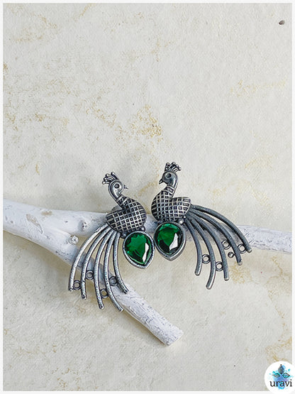 MorDhun - Sliver Look Alike Dangler Earring