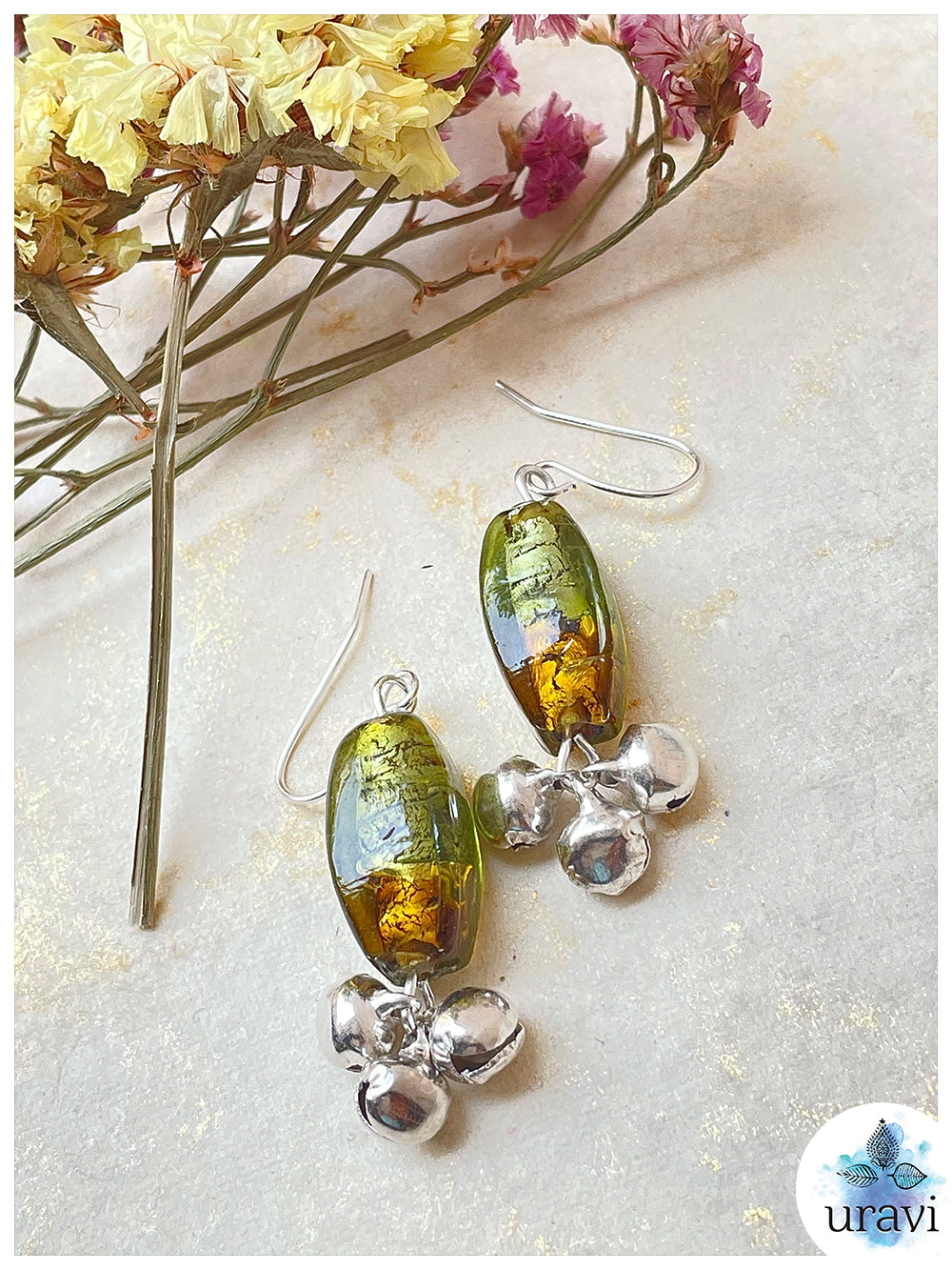 Starlet - Handcrafted Glass Beaded Earrings