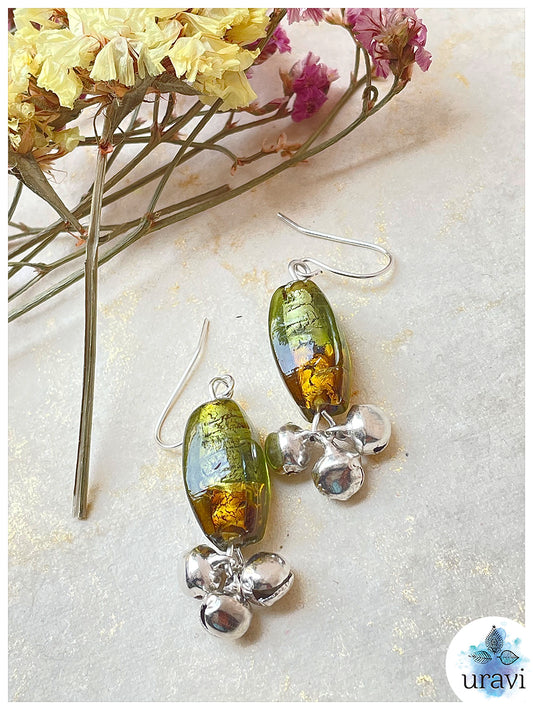 Starlet - Handcrafted Glass Beaded Earrings