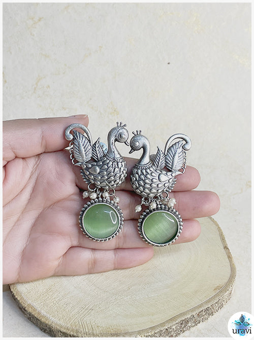 Pushpak - Silver Look Alike Stud Earring