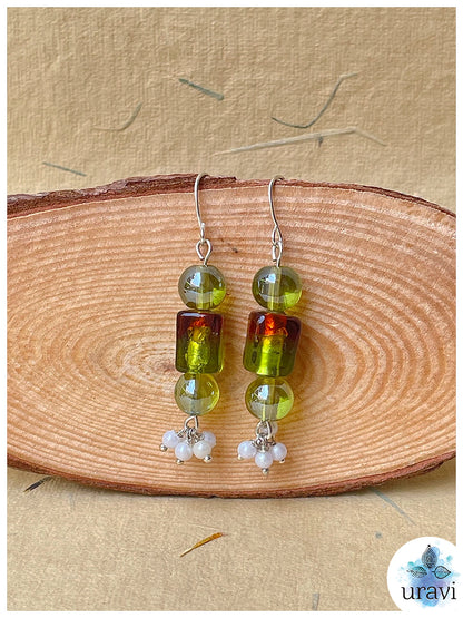 JewelBlossom -  Handcrafted Glass Beaded Earrings