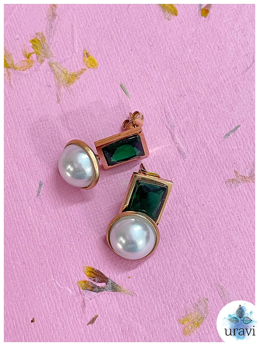 Okasa Anti-Tarnish Stud Earrings