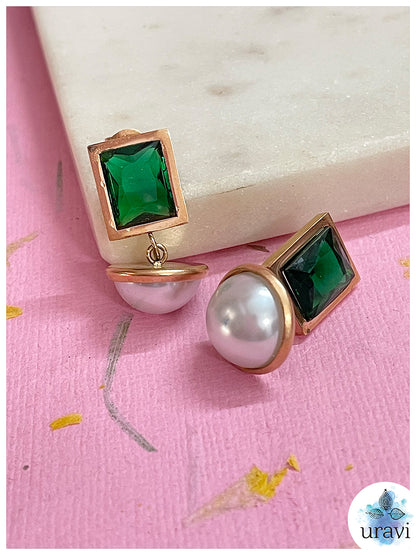 Okasa Anti-Tarnish Stud Earrings