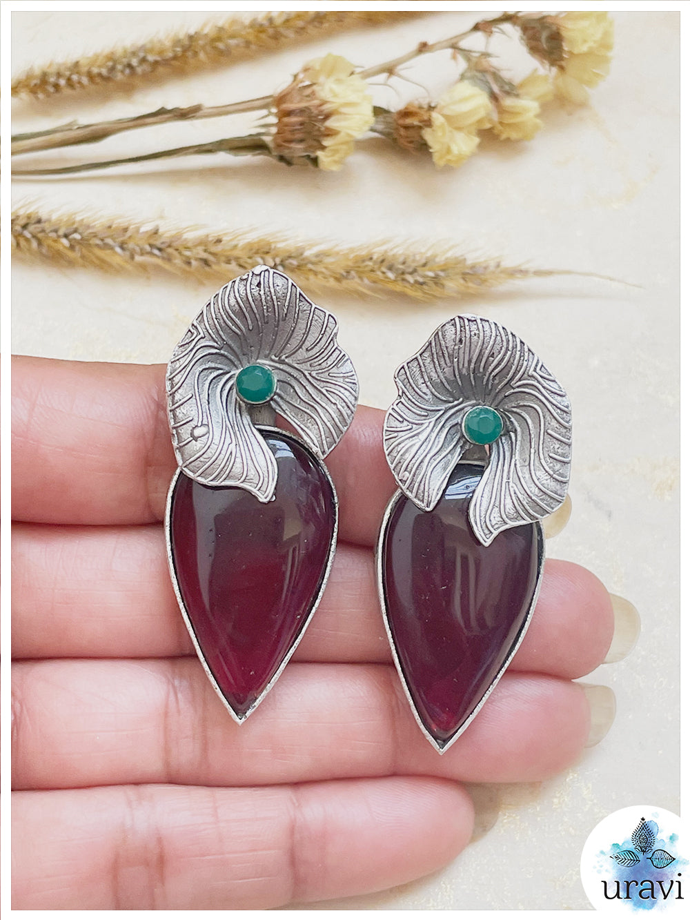 Kamal Patra - Silver Look Alike Stud Earring