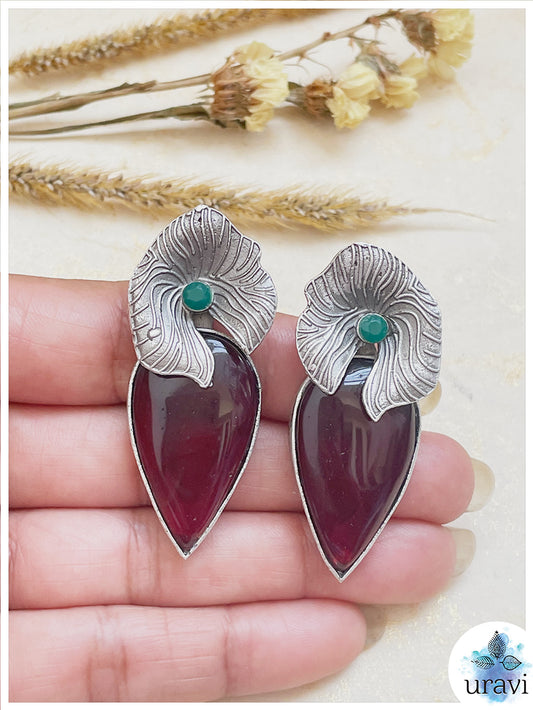 Kamal Patra - Silver Look Alike Stud Earring