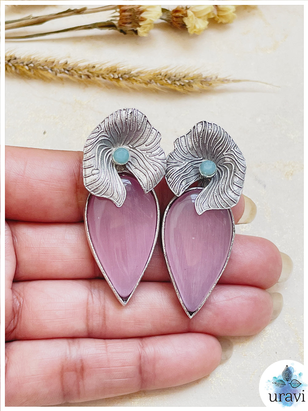 Kamal Patra - Silver Look Alike Stud Earring