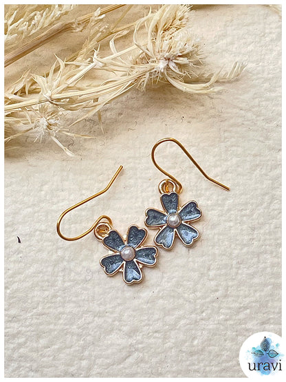 Lilly Bliss - Floral Small Dangler Earrings