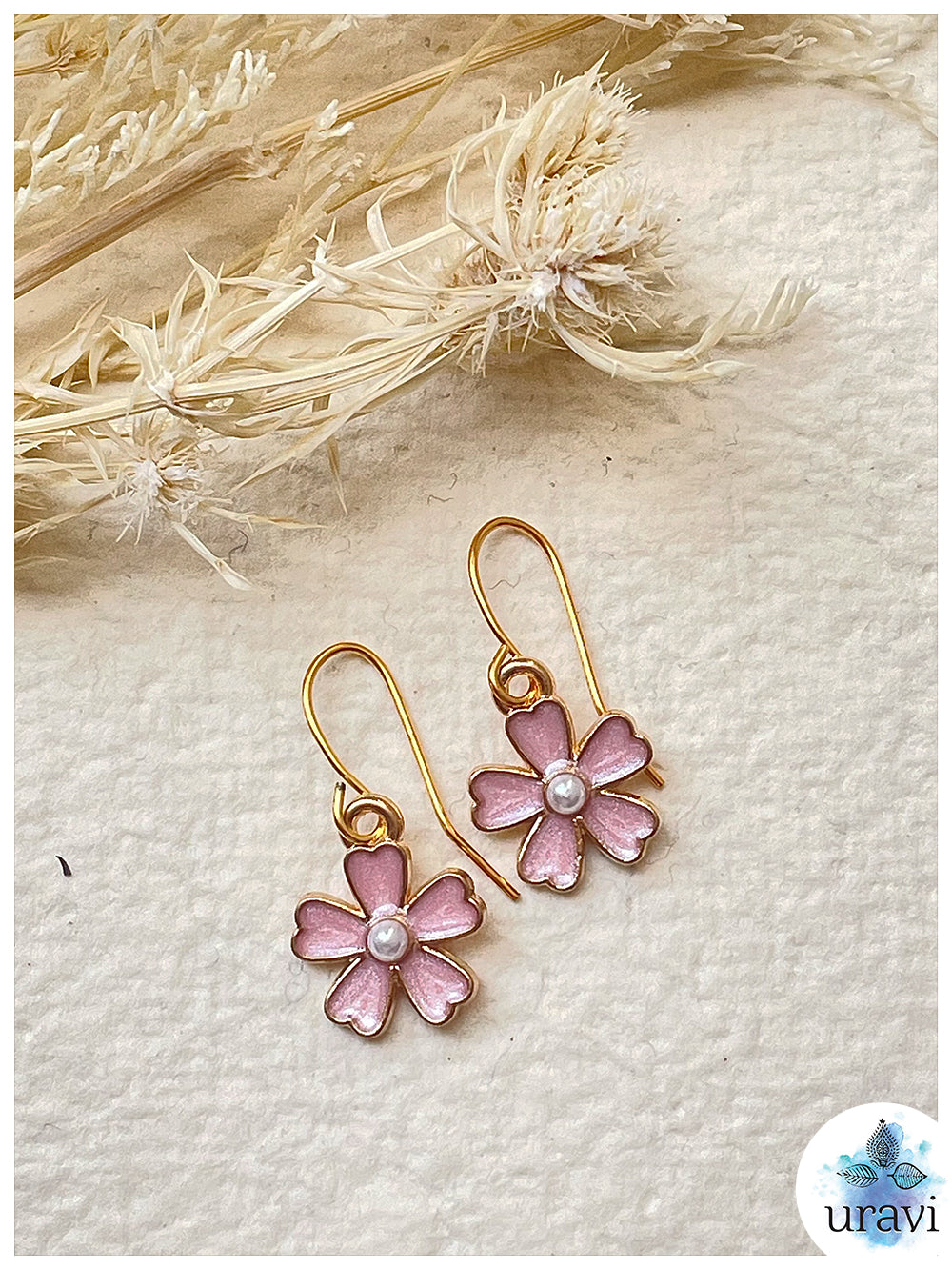 Lilly Bliss - Floral Small Dangler Earrings