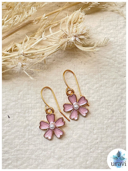 Lilly Bliss - Floral Small Dangler Earrings