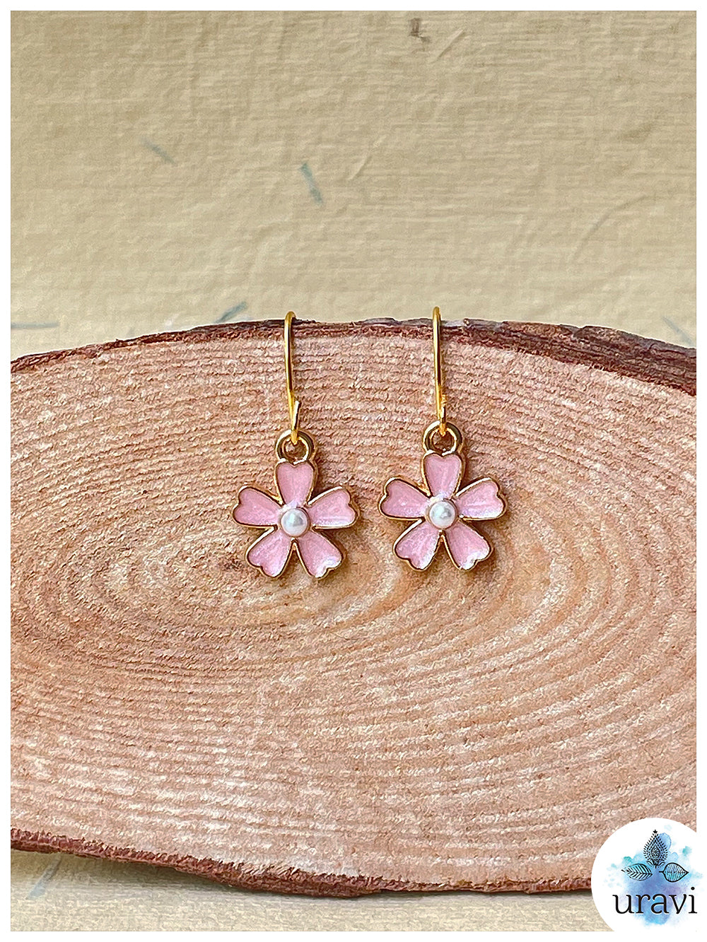 Lilly Bliss - Floral Small Dangler Earrings