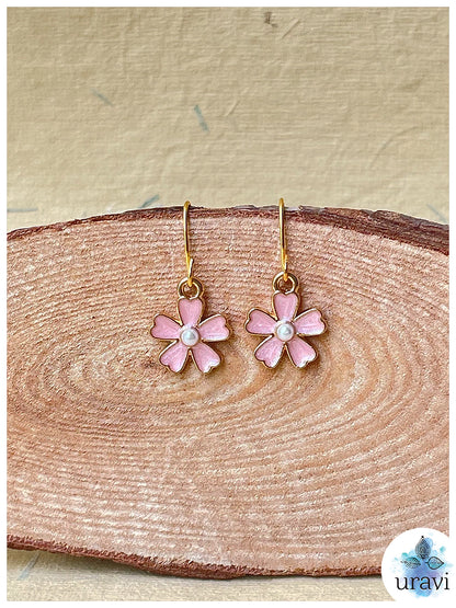 Lilly Bliss - Floral Small Dangler Earrings