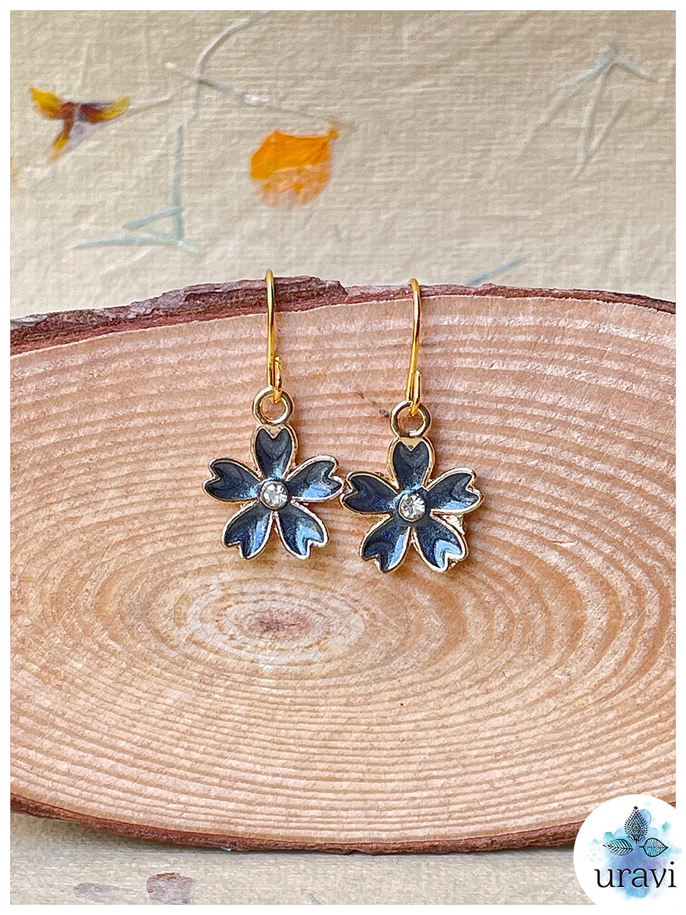 Lilly Bliss - Floral Small Dangler Earrings