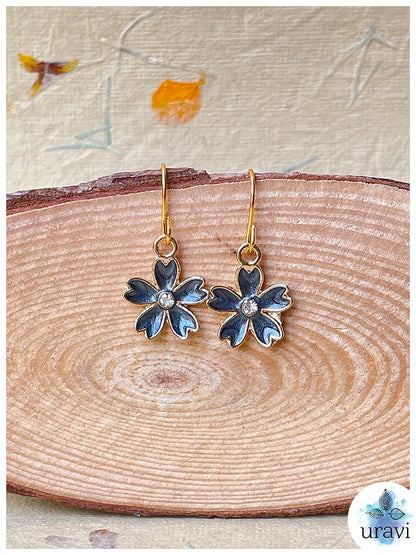 Lilly Bliss - Floral Small Dangler Earrings