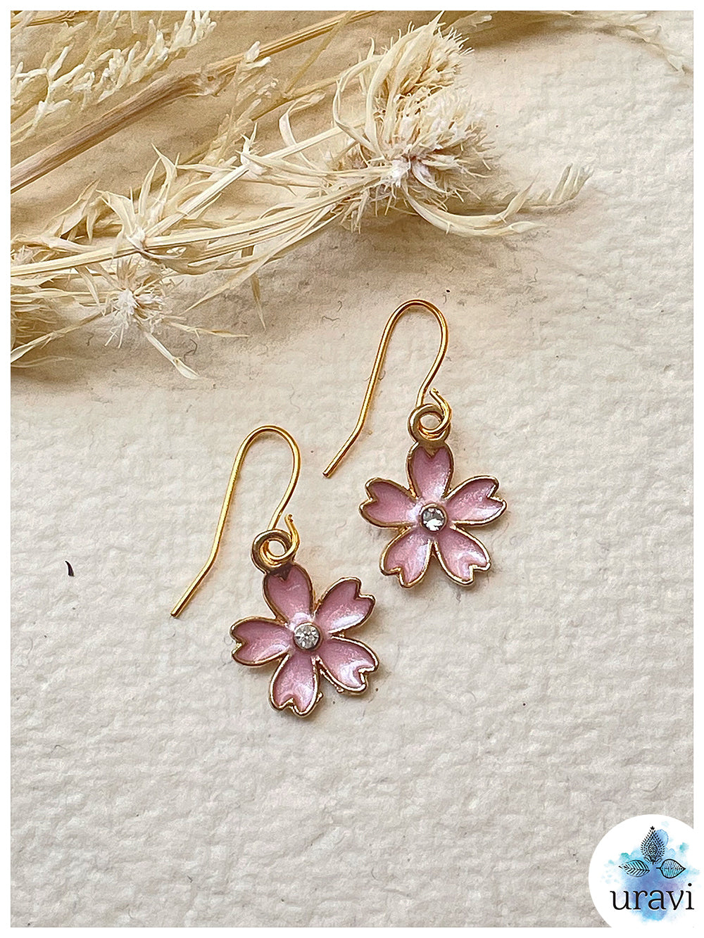 Lilly Bliss - Floral Small Dangler Earrings