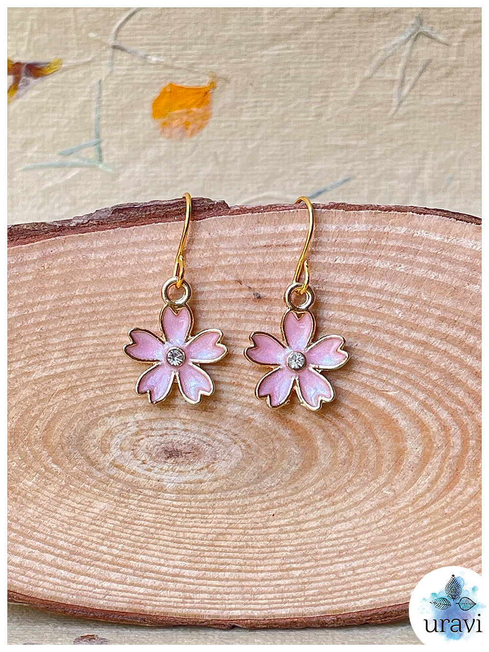 Lilly Bliss - Floral Small Dangler Earrings