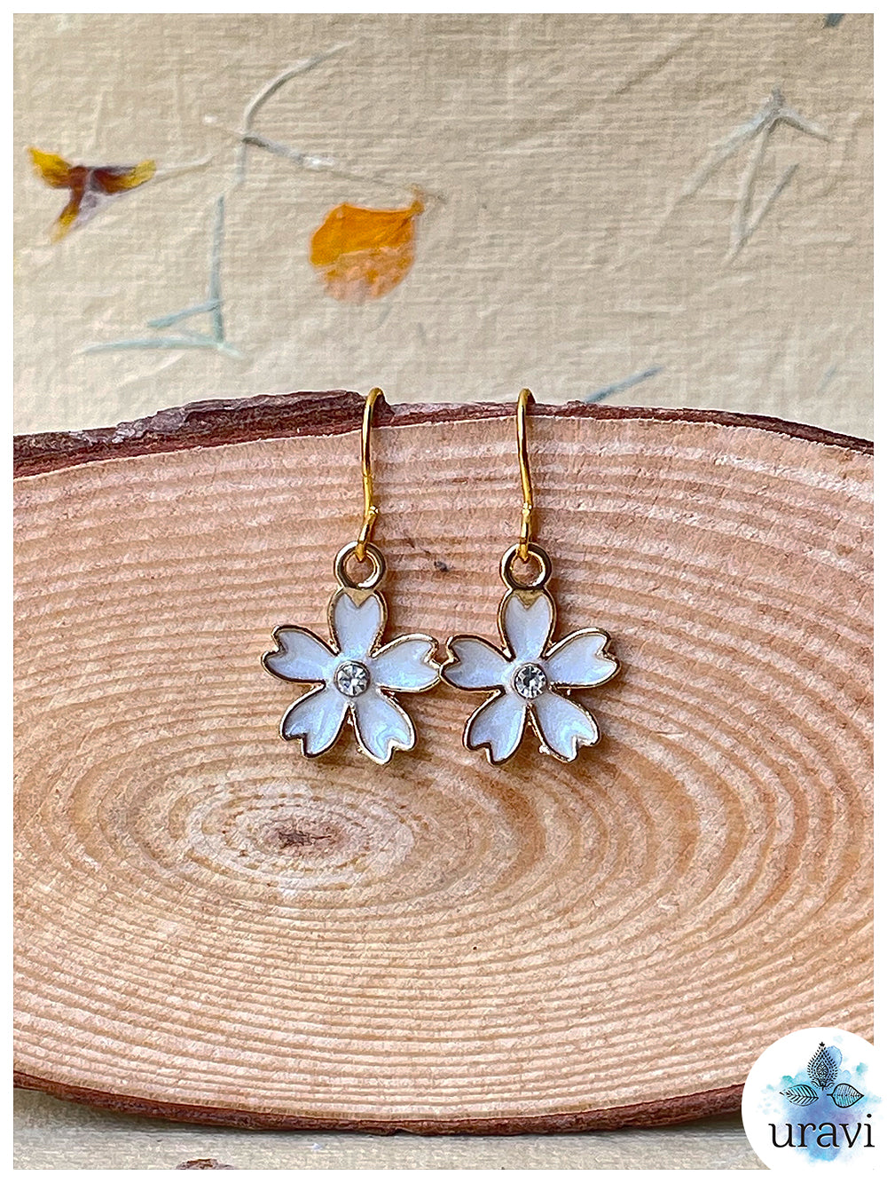 Lilly Bliss - Floral Small Dangler Earrings