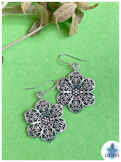 Senorita - Floral Small Dangler Earrings